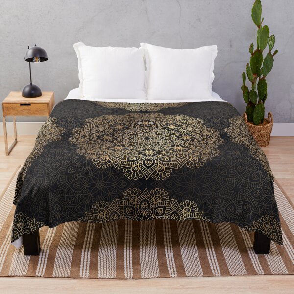 Item preview, Black and gold mandala designed and sold by OtterFactory.