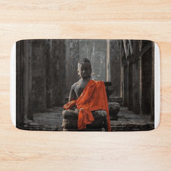 Item preview, CAMBODIA Siem Reap Angkor Wat Buddha with Robe designed and sold by VoyageVectors.
