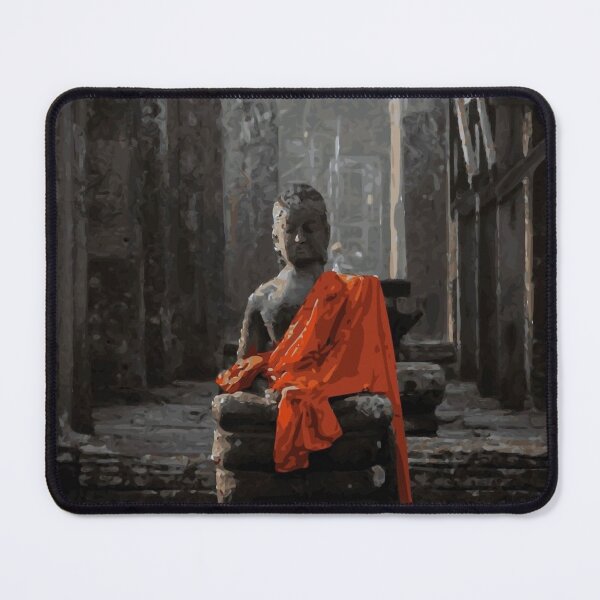 Item preview, CAMBODIA Siem Reap Angkor Wat Buddha with Robe designed and sold by VoyageVectors.