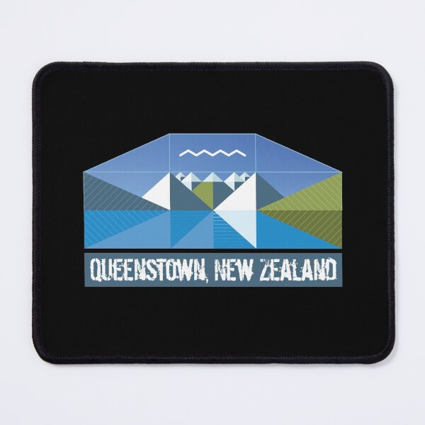 Item preview, NEW ZEALAND QUEENSTOWN designed and sold by Madjack Tees Kiwi SuperStore.
