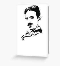 Nikola Tesla Greeting Card
