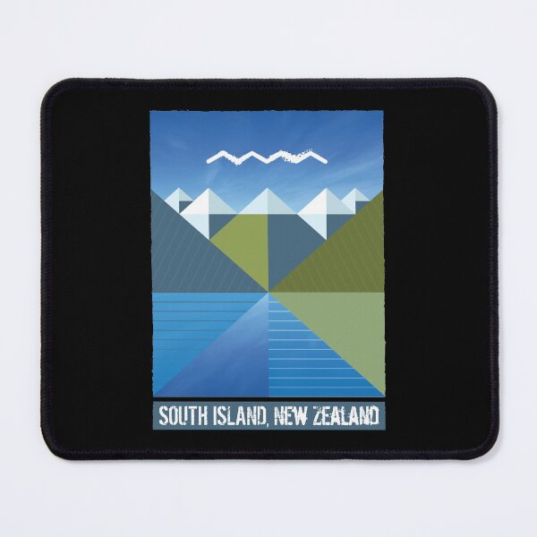Item preview, NEW ZEALAND SOUTH ISLAND designed and sold by Madjack Tees Kiwi SuperStore.