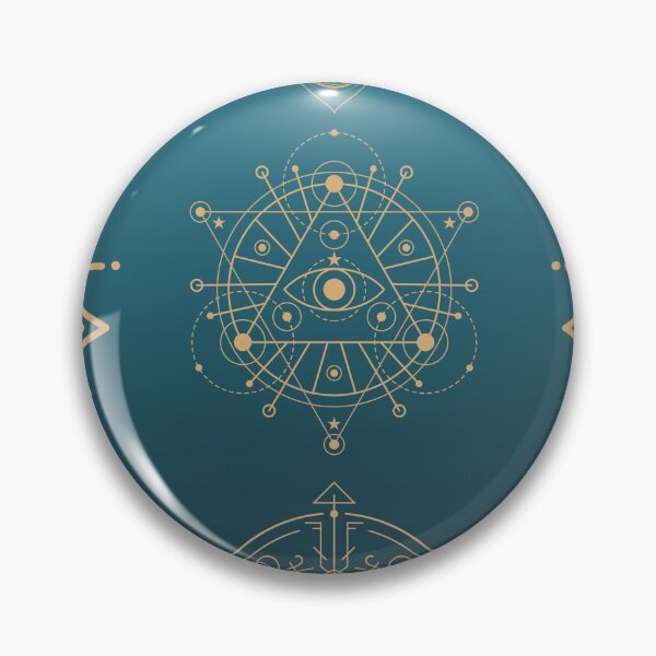 Item preview, Geometrical alchemy blue designed and sold by Hekatevision.