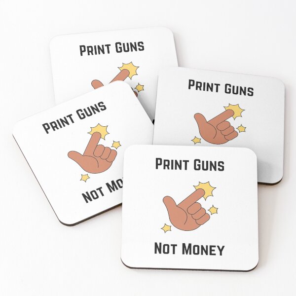 Item preview, Print Guns Not Money  . designed and sold by Hab2.