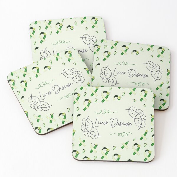 Item preview, Liver Disease Awareness, Liver Disease Ribbon Pattern designed and sold by AnsDesigns.