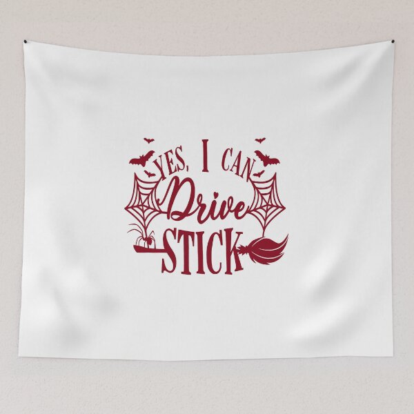 Item preview, Yes, I Can Drive Stick Halloween Design for the Witch About Town designed and sold by davidmurtagh.