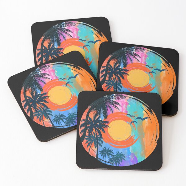 Item preview, BEACH-SUNSET-BACKGROUND designed and sold by Dolphinstyle.