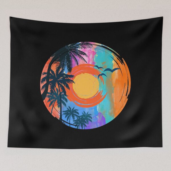 Item preview, BEACH-SUNSET-BACKGROUND designed and sold by Dolphinstyle.