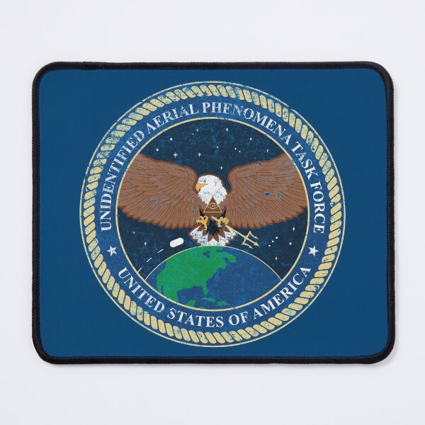 Item preview, Unidentified Aerial Phenomena Task Force (UAPTF) Insignia - Grunge Textured designed and sold by Dan Zetterström.