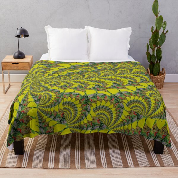 Item preview, "Orie (Tropicalia)" V.3- Psychedelic Ornamental Nature Pattern (fractal pattern) by The Raumier designed and sold by N-W-T-S-I-O.