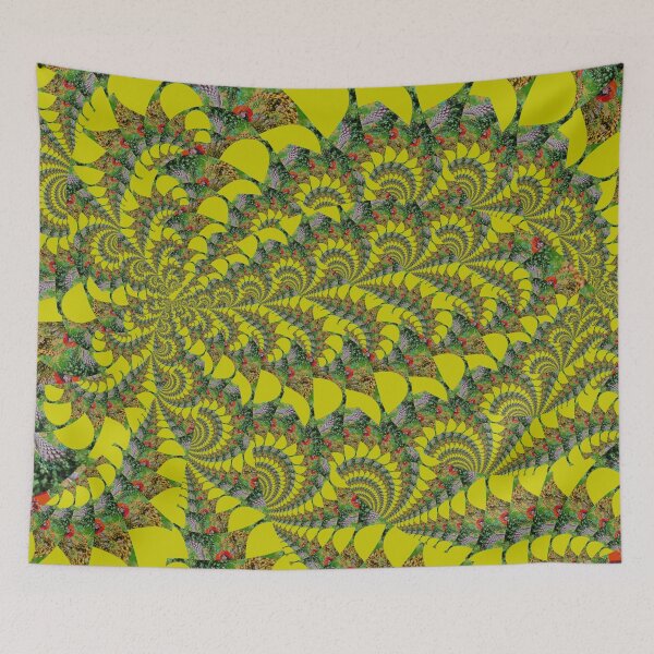 Item preview, "Orie (Tropicalia)" V.3- Psychedelic Ornamental Nature Pattern (fractal pattern) by The Raumier  designed and sold by N-W-T-S-I-O.