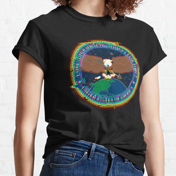 Unidentified Aerial Phenomena Task Force (UAPTF) Insignia - Glitch Classic T-Shirt