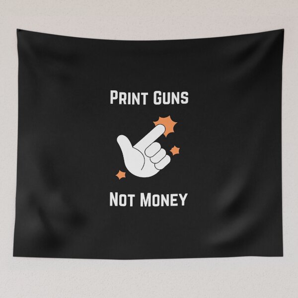Item preview,  Print Guns Not Money  . designed and sold by Hab2.