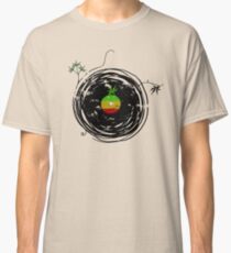 Reggae Music - Vinyl Records Cannabis Leaf - DJ inspired design Classic T-Shirt