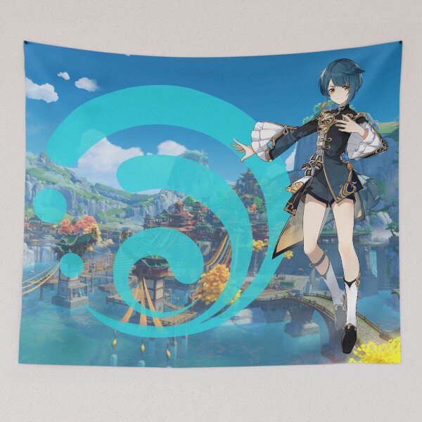 Item preview, Xingqiu - Genshin Impact designed and sold by VelvetZone.