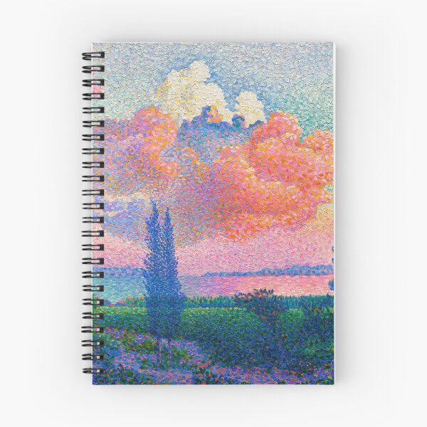 Item preview, Pointillist art landscape  designed and sold by Artysannie.