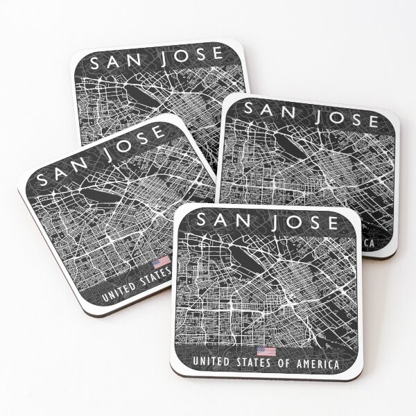 Item preview, SAN JOSE MAP USA designed and sold by hatimelhag.