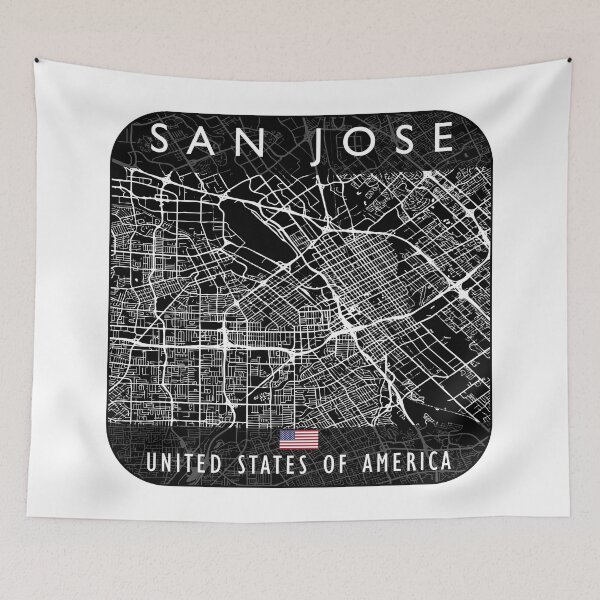 Item preview, SAN JOSE MAP USA designed and sold by hatimelhag.