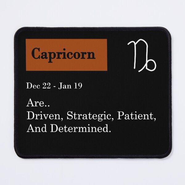 Item preview, Capricorn Zodiac Sign And Personality designed and sold by RomeoSketches.