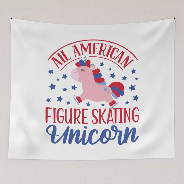Artikelvorschau, Alles amerikanische Eiskunstlauf-Einhorn entworfen und verkauft von TripleTriple.