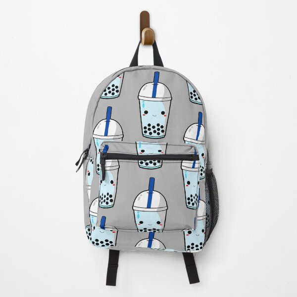 Item preview, Smile Bubble Tea Blue Kawaii designed and sold by DAFIN.