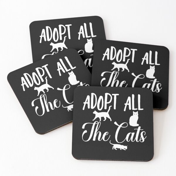Item preview, Adopt All The Cats - Rescue Cats designed and sold by ZiesMerch.