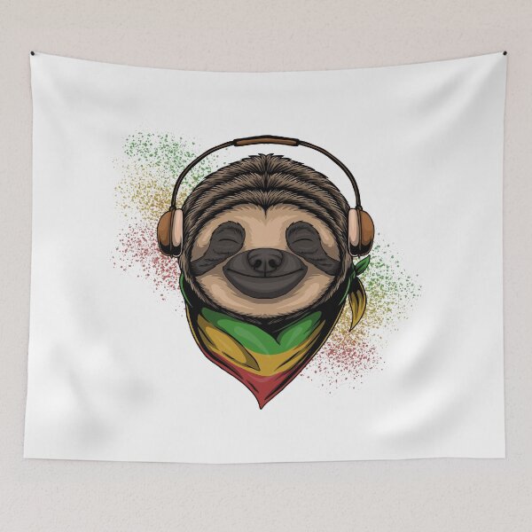Item preview, Rasta sloth designed and sold by craftduck.