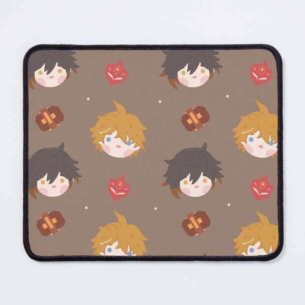 Item preview, Zhongli & Childe Genshin Impact Cute Illustration designed and sold by palevius.