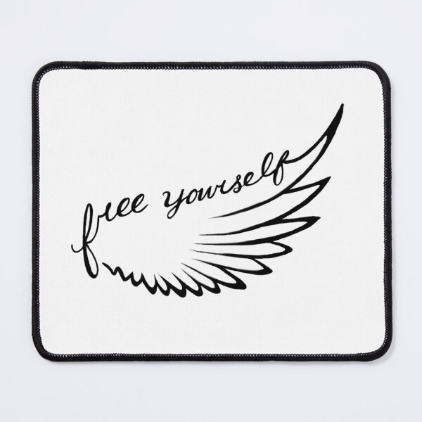 Item preview, Free yourself/ simple angel wings designed and sold by attracdionz.