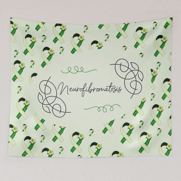 Item preview, Neurofibromatosis Awareness, Neurofibromatosis Ribbon Pattern designed and sold by AnsDesigns.