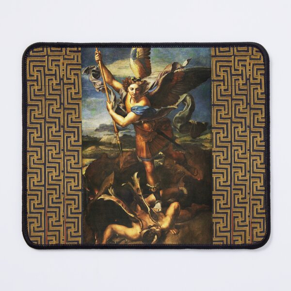 Item preview, St. Michael Archangel Vanquishing Satan designed and sold by BulganLumini.
