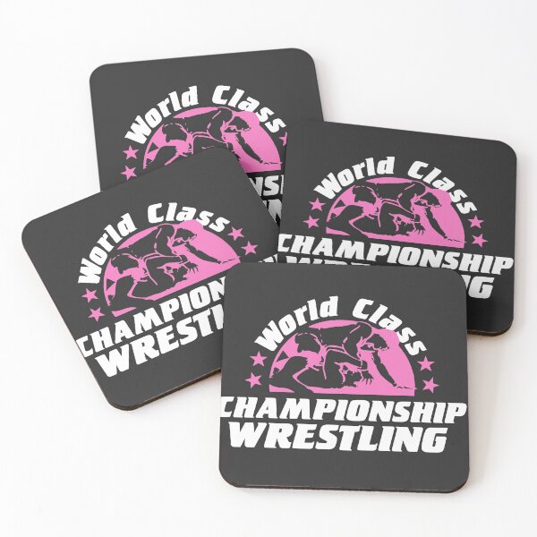 Item preview, World class championship wrestling logo breast cancer awareness designed and sold by The Irish Whip.