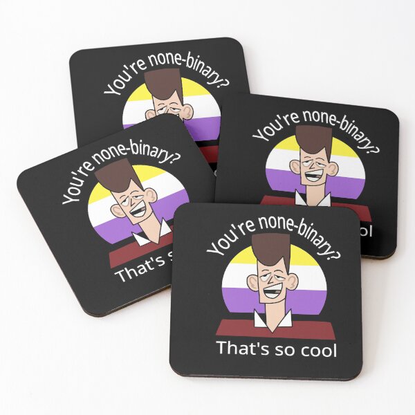 Item preview, Jfk Non-binary Pride Funny designed and sold by HelloCloneHigh.