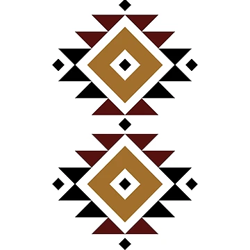Artwork thumbnail, Aztec Symbol Pattern  by morara