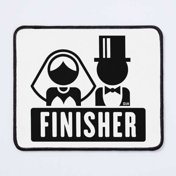 Item preview, Finisher (Groom / Bride / Stag Party / Hen Night / Black) designed and sold by MrFaulbaum.