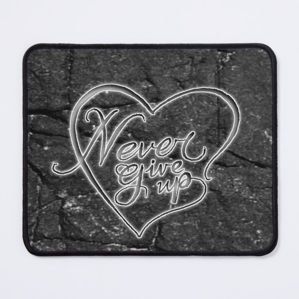 Item preview, never give up designed and sold by attracdionz.