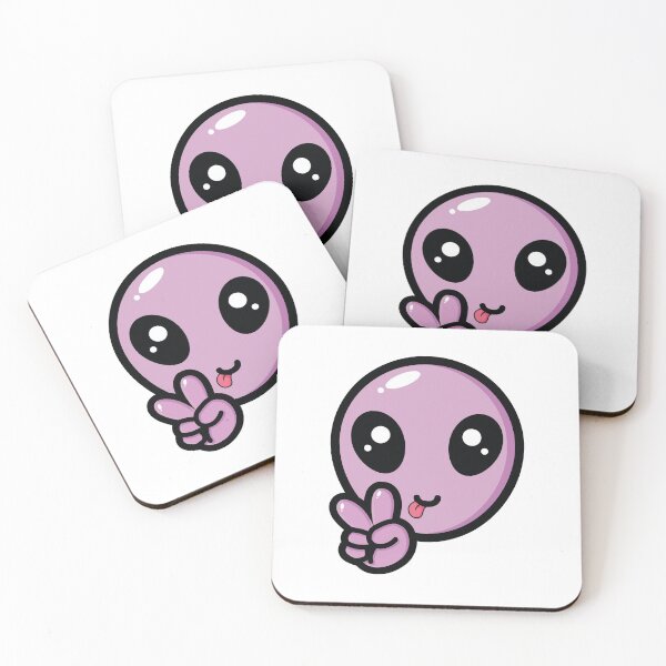 Item preview, Cute,pink,purple alien peace sign designed and sold by PonyAddiction.