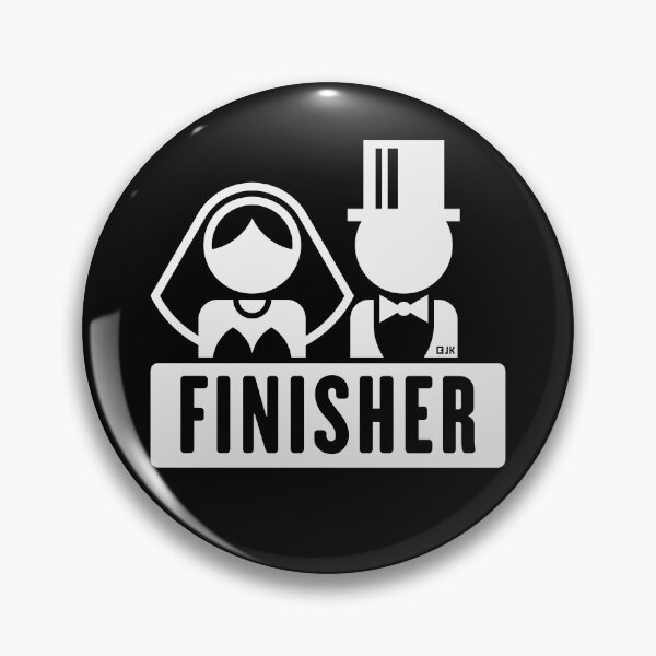 Item preview, Finisher (Groom / Bride / Stag Party / Hen Night / White) designed and sold by MrFaulbaum.