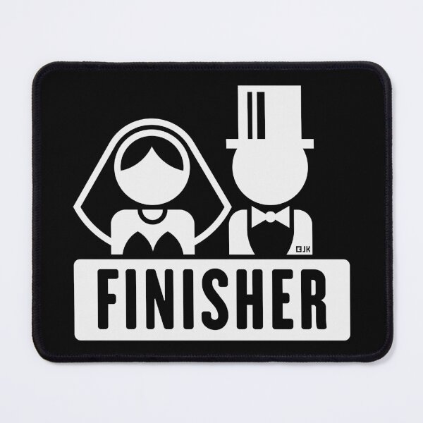 Item preview, Finisher (Groom / Bride / Stag Party / Hen Night / White) designed and sold by MrFaulbaum.