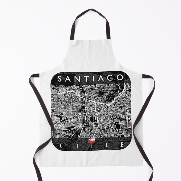Item preview, SANTIAGO MAP CHILE designed and sold by hatimelhag.