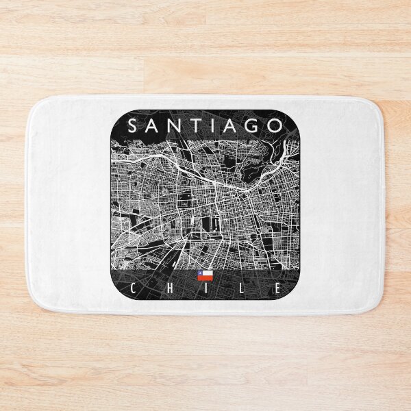 Item preview, SANTIAGO MAP CHILE designed and sold by hatimelhag.