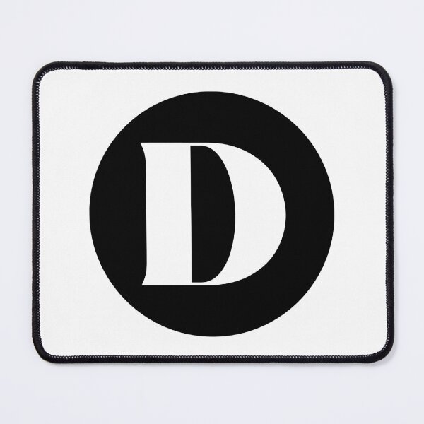 Item preview, D (Letter Initial Monogram)  designed and sold by Texterns.