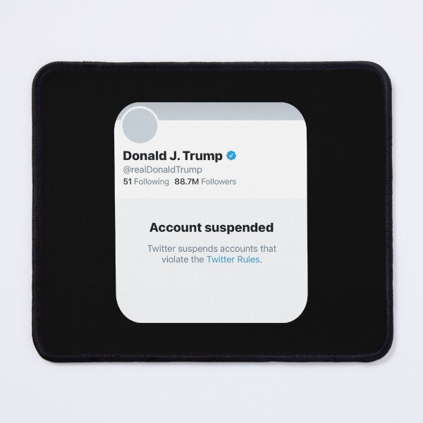 Item preview, Trump Twitter Suspension designed and sold by Jamiecsmith1986.