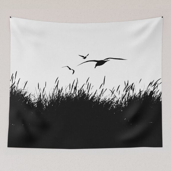 Item preview, Seagulls Flying over Sand Dunes designed and sold by Anna Lemos.