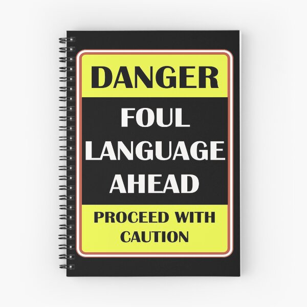 Item preview, Danger! Foul Language Ahead designed and sold by PeachesMommy.