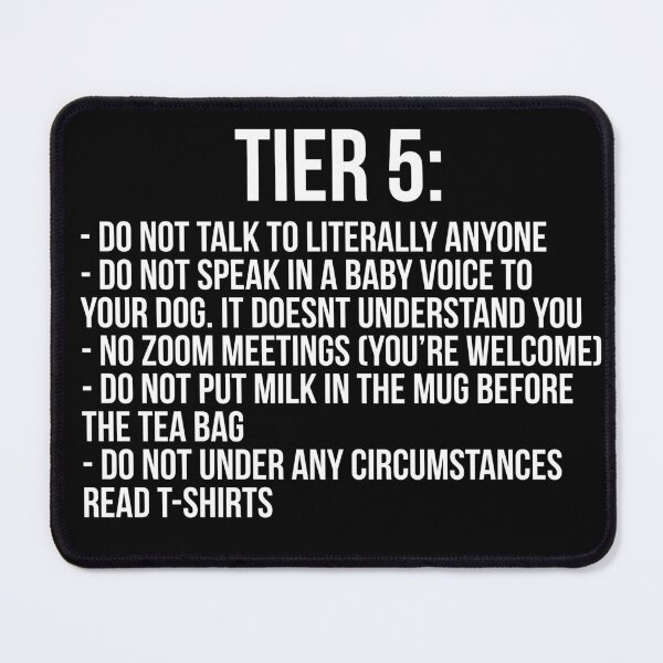 Item preview, Tier 5 lockdown rules designed and sold by Jamiecsmith1986.