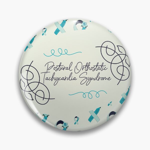Item preview, Postural orthostatic tachycardia syndrome Awareness, POTS Ribbon Pattern designed and sold by AnsDesigns.