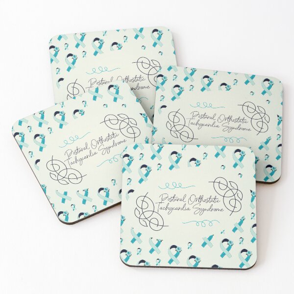 Item preview, Postural orthostatic tachycardia syndrome Awareness, POTS Ribbon Pattern designed and sold by AnsDesigns.