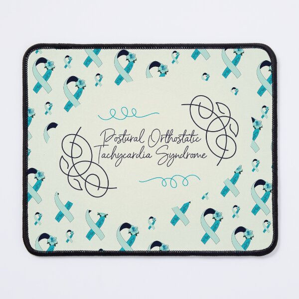 Item preview, Postural orthostatic tachycardia syndrome Awareness, POTS Ribbon Pattern designed and sold by AnsDesigns.