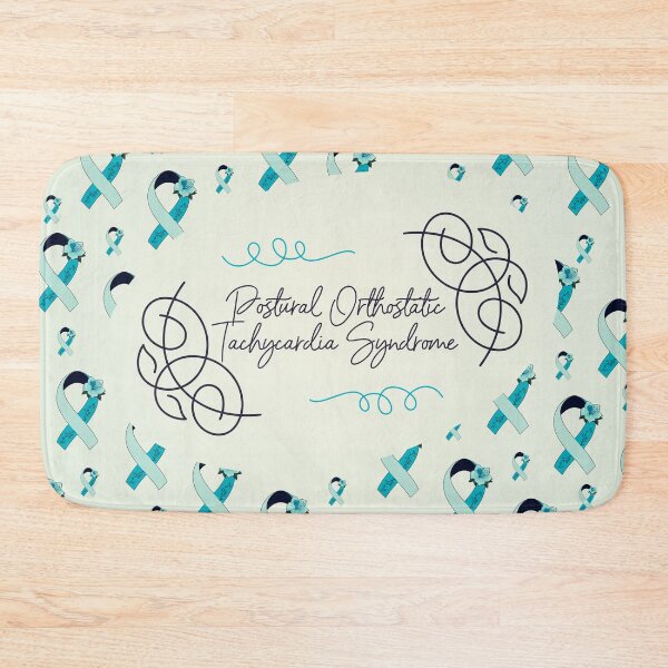 Item preview, Postural orthostatic tachycardia syndrome Awareness, POTS Ribbon Pattern designed and sold by AnsDesigns.